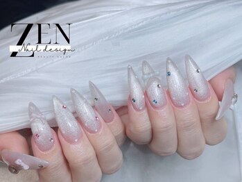 ゼン ネイル デザイン 池袋(ZEN NAIL DESIGN)/長さだしやり放題×つけ放題