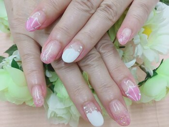 プルミエ ネイル(Premier Nail)/定額デザイン☆梅雨ネイル