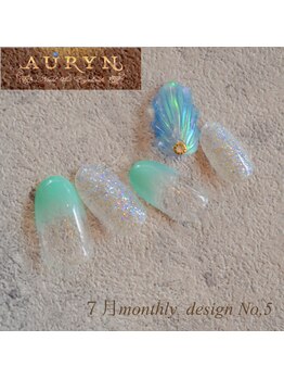 アウリン(AURYN)/7月限定monthly design No,5