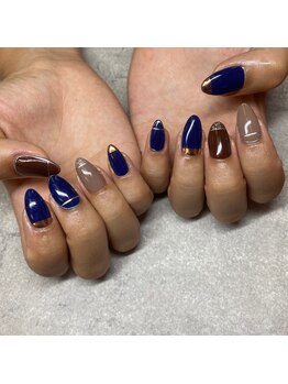 モレリア(morelia)/秋ニュアンスネイル