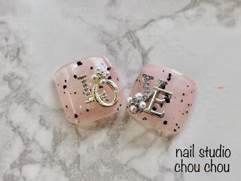 ネイルアンドアイラッシュスタジオ シュシュ(chouchou)/春夏秋冬フットネイル