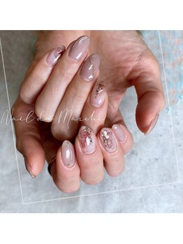 ネイルドゥマルシェ(Nail du Marche)/ヌーディー×ニュアンス♪