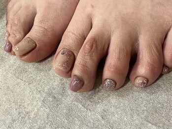 ネイルサロンファストネイルプラス 新宿店(FAST NAIL PLUS)/春ネイル2023【フットネイル】