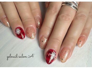 クリスマス/チェック/キラキラ