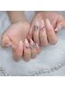 【hand】ワンホンネイル　ストーンあり¥7000