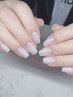 【上品な輝きにうっとり♪】Hand◇オーロラネイル クリア+オーロラ 