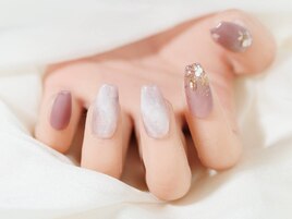 ニュアンスフラワーネイル・持田