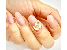 アンジュ(Ange)/シンプル春ネイル☆