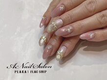 エーネイルサロン プラーカ本店(A-Nail Salon)/22/8/13　上品ネイル