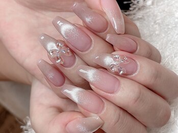 レアネイル 新宿(le'a nail)/マグネットフレンチネイル