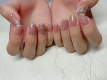 ビューティービースト フォー ネイルアンドアイラッシュ 松浜店(beauty:beast)/キラキラリボン☆