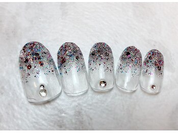 マイフェアレディ 今池(MyFairLady)/クリアベース×カラフルラメ