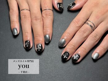 ユー 千葉店(you)の写真/人気のマグネットネイル取り扱い有◎さりげないアートやこだわりのデザインで時代の一歩先へ行くネイルを。