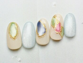 ジョリーネイル 大宮本店(jolie nail)の写真/毎月1日に変わるトレンドに合わせたセット♪￥4900/￥5700/￥6700デザイン&価格帯で選べるコースも!