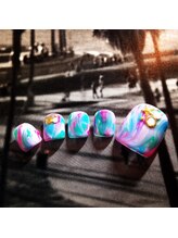 ネイルアンドアイラッシュサロン エスポアール(nail&eyelash salon espoir)/マーブルネイル　90分コース