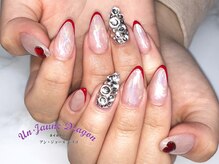 アン ジョーヌドラゴ/【自爪ネイル】スキニーフレンチ