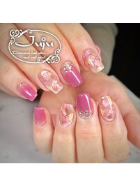 桜ネイル　春ネイル