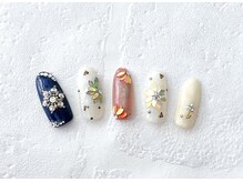 ジャム ネイルアンドアイラッシュ(Jam nail&eyelash)/お花ストーン