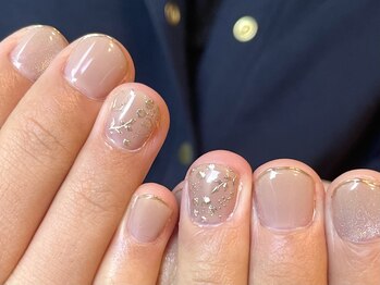 アメリアンドカシェット(Amelie&Cachette)/ブライダルネイル:maika