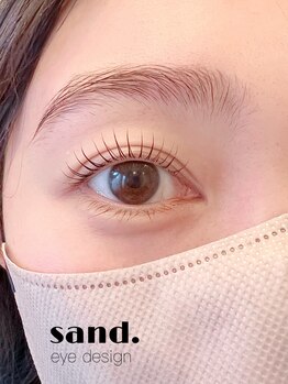 サンド(sand.)の写真/【丁寧なカウンセリング◎】目の形やまつ毛の毛質やお悩みに合わせたデザインのご提案を致します♪