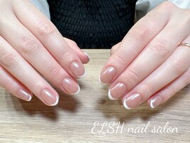 オーロラミラーフレンチネイル