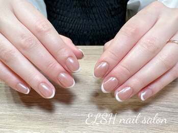 エルシ(ELSH)/オーロラミラーフレンチネイル