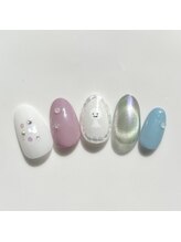 アルセア 上野御徒町店(Alcea)/梅雨ネイル　マグネットネイル