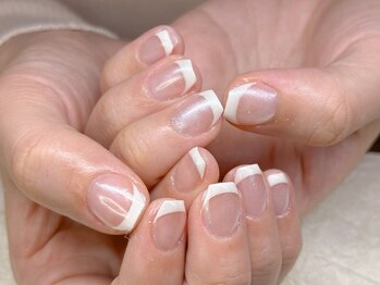 クラネイル(KURA_NAIL)/オーロラフレンチネイル