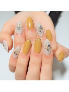 キャメル×アンティークnail☆