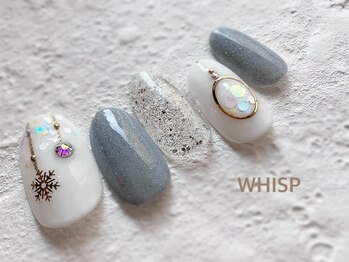 ウィスプ(WHISP)/雪の結晶オーナメントネイル 冬