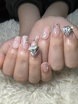 レディスペネイル ノマエ 名駅店(Redispe nail nomae)/ラメグラデーションネイル