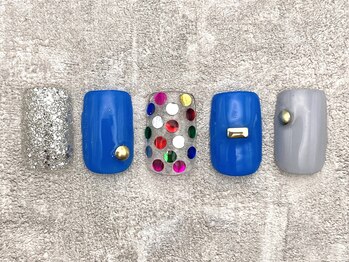 テンプテーション ネイル スタジオ(Temptation nail studio)/定額／ポップカラフル
