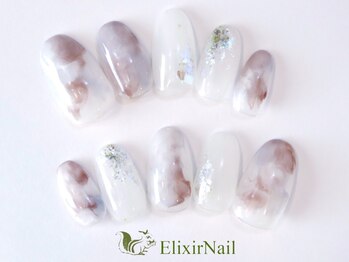 エリクサーネイル 神田(Elixir Nail)/シンプル / クーポン使用