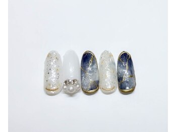 エトワール 大垣店(Etoile)/ネイビー×ゴールド