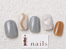 アイネイルズ 梅田店(I nails)/サンドジェルニュアンス￥7700