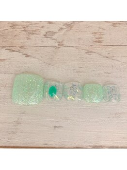 ネイルアンドまつ毛エクステ ルーナ イオン多摩平の森店/フットデザイン