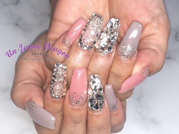 アン ジョーヌドラゴ/【ロングネイル】キラキラネイル