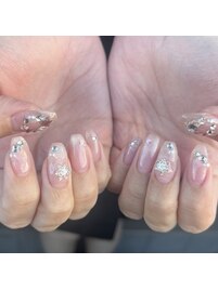 クリスマスネイル♪リース♪