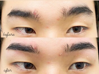 くるるん 倉敷店/メンズアイブロウ/メンズ眉毛