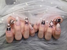 ラッキーネイル(lucky nail)/チェックネイル
