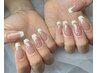 【Jrネイリスト】スカルプフレンチネイル ¥8000
