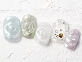 水滴クリアシェルミラー￥10550