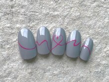 ラテネイル(Latte Nail)/Heart Design