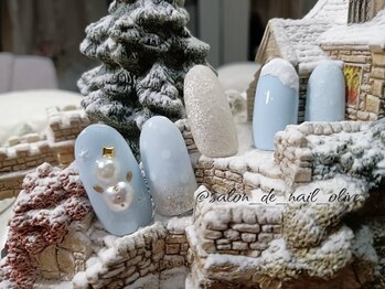 サロン ド ネイル オリーブ/ゆきだるまネイル