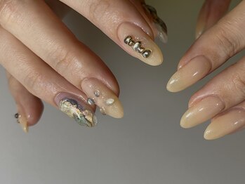 ルカ 原宿(lux)/大人ニュアンスネイル