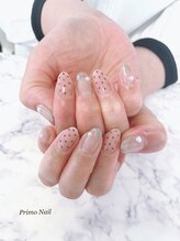 プリモネイル(PrimoNail)/☆ミニハート×ドット☆