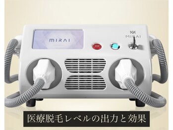 クリア(CLEAR)の写真/効果を落とさない終わりある脱毛◎全身~うぶ毛も硬い毛も逃さない!