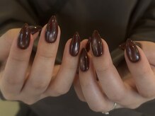 ボルドーマグネットネイル