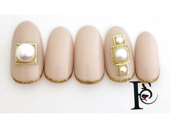 フランキンセンス 香取佐原店/パール×グレージュ　8800円