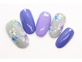 手描きのフラワーアート